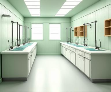 Clean, sanitized grooming area in Manchester salon
