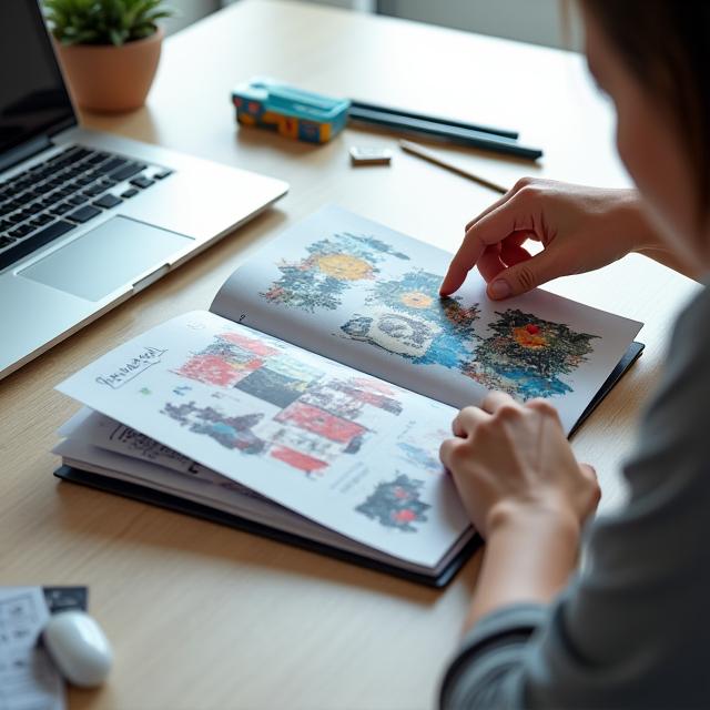 Portfolio development coaching for university admissions