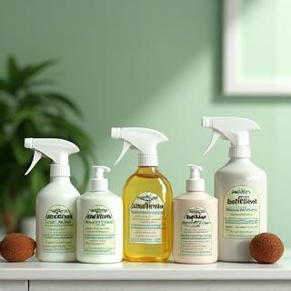 Flea treatment products at the salon